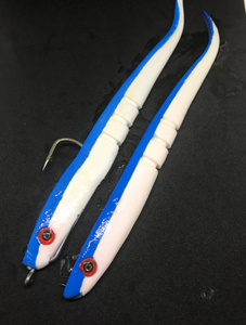 Bozos 10" Kingi Kruncha Soft Bait Lures - Bluey