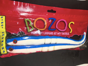Bozos 10" Kingi Kruncha Soft Bait Lures - Bluey