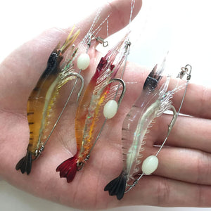 5pcs/lot Shrimp Soft Lure 9cm/6g Fishing Artificial