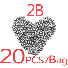 20PCS/Bag 1B to 7B Carp Fishing Solid