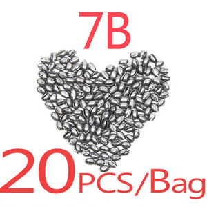 20PCS/Bag 1B to 7B Carp Fishing Solid