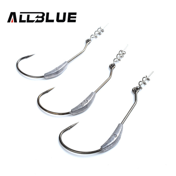 ALLBLUE Barbed Fishing Hooks With Lead