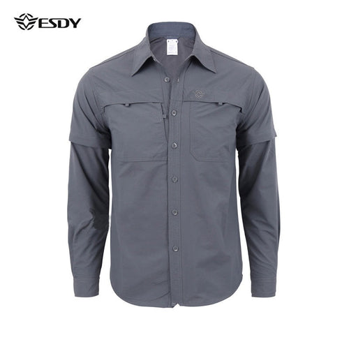 Hiking Shirt Men Quick Dry Outdoor Shirt