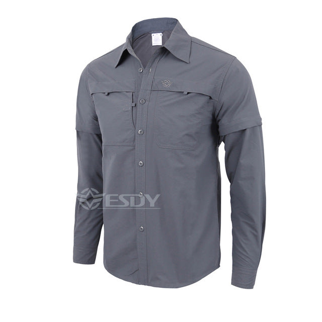 Hiking Shirt Men Quick Dry Outdoor Shirt