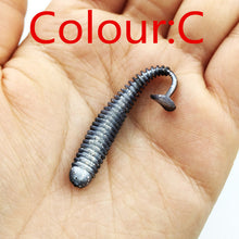 10pcs/lot 5.5cm 0.8g Artificial Soft Bait Worm Swimbaits