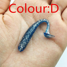 10pcs/lot 5.5cm 0.8g Artificial Soft Bait Worm Swimbaits