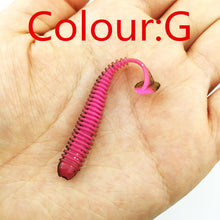 10pcs/lot 5.5cm 0.8g Artificial Soft Bait Worm Swimbaits