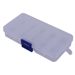 6/10/12 Compartments Storage Case Box Plastic
