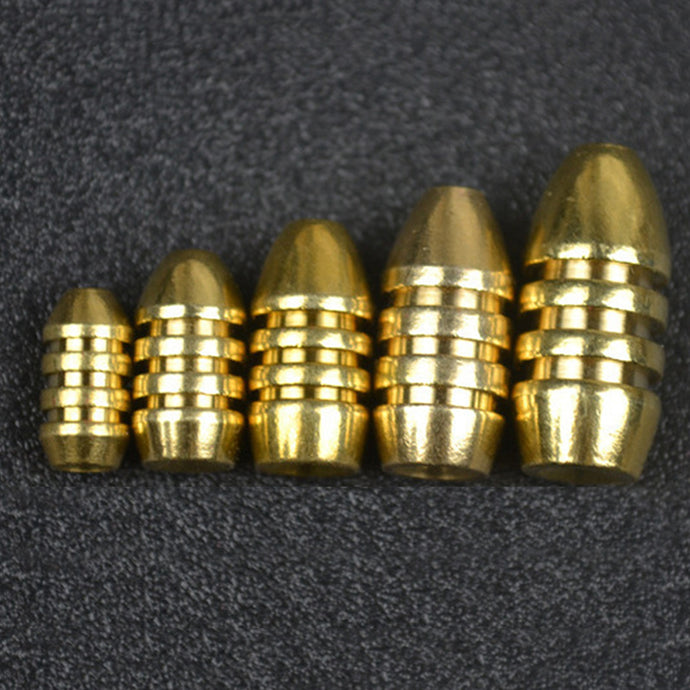 Fishing Sinkers Bullet Shape Copper Kit