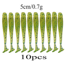 10pcs Minnow Fishing Lure Pesca Soft Baits Leurre