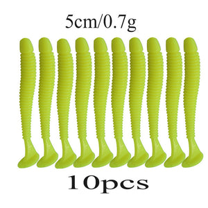 10pcs Minnow Fishing Lure Pesca Soft Baits Leurre