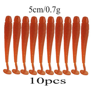 10pcs Minnow Fishing Lure Pesca Soft Baits Leurre