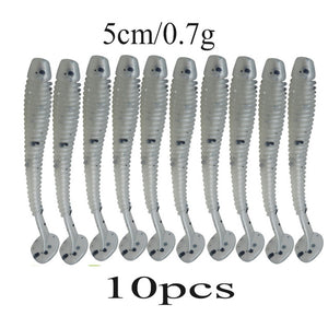 10pcs Minnow Fishing Lure Pesca Soft Baits Leurre