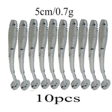 10pcs/lot Wobblers Soft Bait Saturn Worm