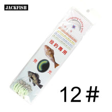JACKFISH 12-18# 30pcs/Sets Luminous Fishing