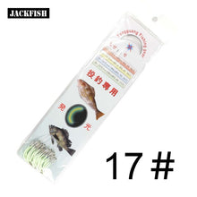 JACKFISH 12-18# 30pcs/Sets Luminous Fishing