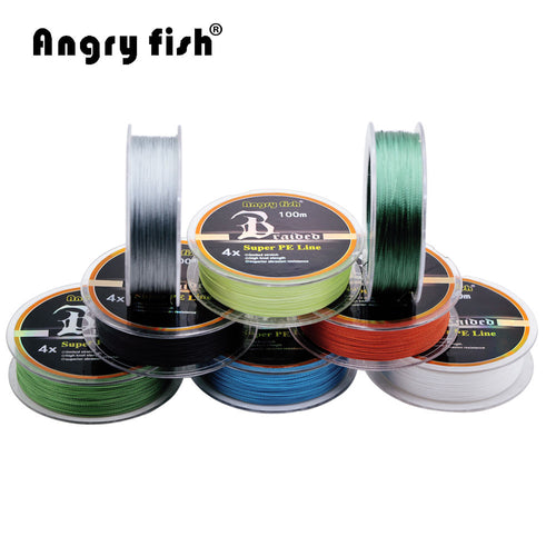 Angryfish Wholesale 100m 4 Strands Braided