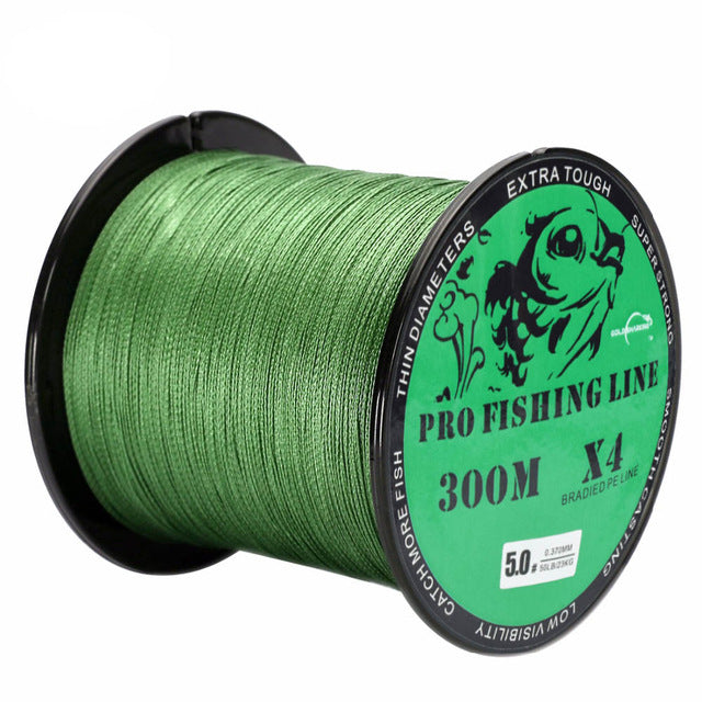 IBUN 300M Braided PE Fishing Line Super