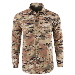Hiking Shirt Men Quick Dry Outdoor Shirt