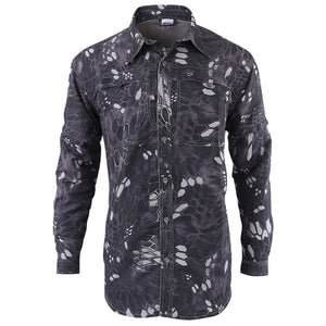 Hiking Shirt Men Quick Dry Outdoor Shirt