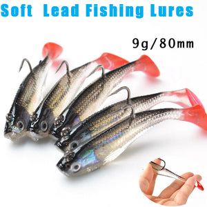 5Pcs/Lot 3D Eyes Lead Fishing Lures